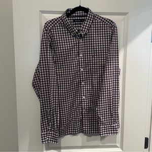 Men’s Nautical stretch button down shirt. Size XXL.